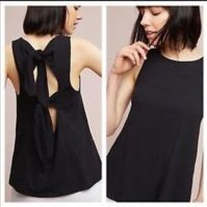 Anthropologie Bow Back Tank